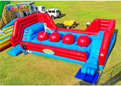 China Meltdown Wrecking Ball Course 0.55mm PVC Inflatable Sport Games for sale