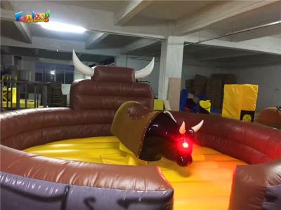 China Rodeo Bull Riding 5m Inflatable Mechanical Bull Rental for sale