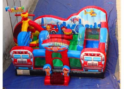 China Educational Fire Fighting Truck EN71 Inflatable Indoor Playground for sale