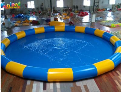 China Inflatable Pool 3ft Deep Round 10m 0.9mm PVC Blow Up Pool for sale