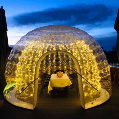 China 4m Transperant PVC Wedding Blow Up Inflatable Igloo Tent for sale