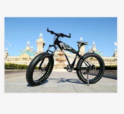 China Customized high quality high carbon steel material snow bike with cheap price fat bike tire selling mountain bicycle mountain cycle for sale