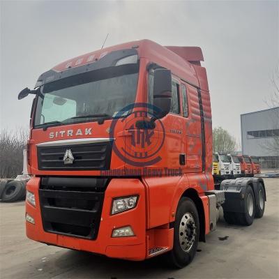 China Good Condition Factory Price SINOTRUK HOWO SITRAK 6*4 CNG 430HP Used Tractor Truck Trailer Head 7100x2496x3058mm for sale