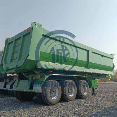 China Truck Trailer Factory Direct Sale 3 Axles OEM U Shaped Tipper Semi Trailer Customization for sale