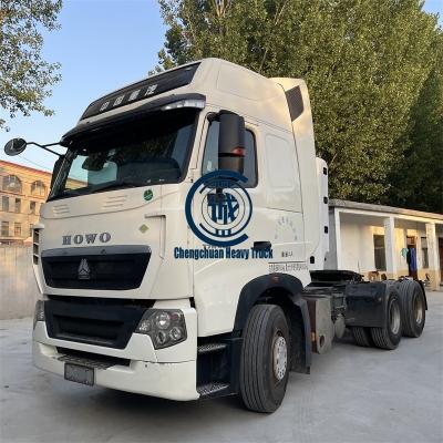 China Sinotruck T7 tractor truck 430HP 2019year 2020year 2021year euro4 euro5 CNG trailer leader hot sale in Uzbekistan 7520*2550*3745 for sale