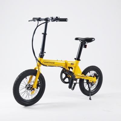 China Aluminum alloy folding 16inch mini ebike for sale