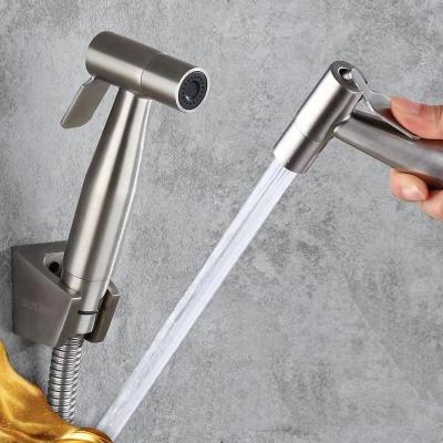 China Modern Stainless Steel Bidet Sprayer Gun Handheld Shower Head for sale