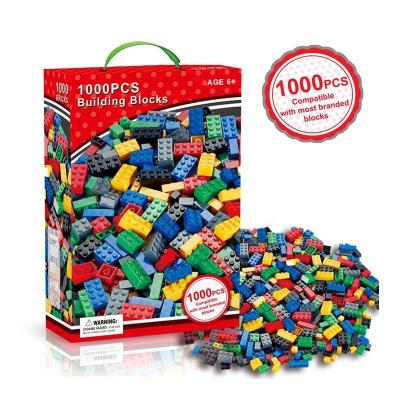 China Mini Plastic Building Toy 1000 PCs Building Blocks and Assembling DIY Toys Small Particle Building Block Compatible Children's Toy Models for sale