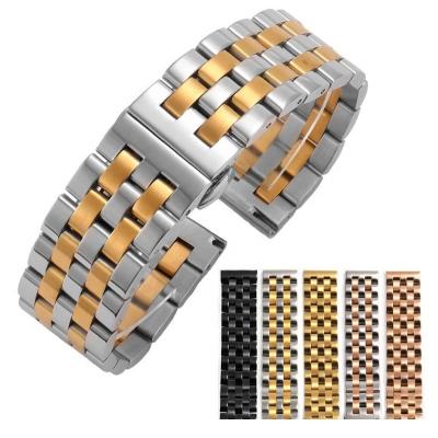 China Multipurpose Five-Bead Stainless Steel Belt AK-ML005 With 20/22mm Watch Band Fitness Watch for sale