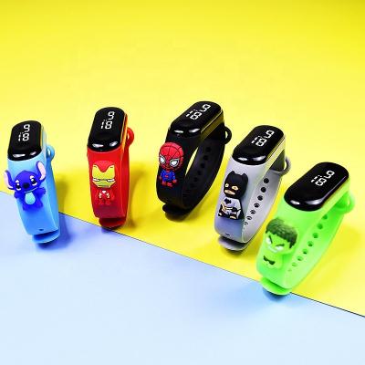 China Anime Doll Automatic Cheap LED Digital Magnetic Wristband Cheap Gift Watch Date Watch for sale