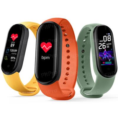 China Touch Screen Activity Tracker Bracelet Mi Band 5 Wristband BT5.0 AMOLED Screen 5ATM Waterproof Heart Rate Smart Band for sale