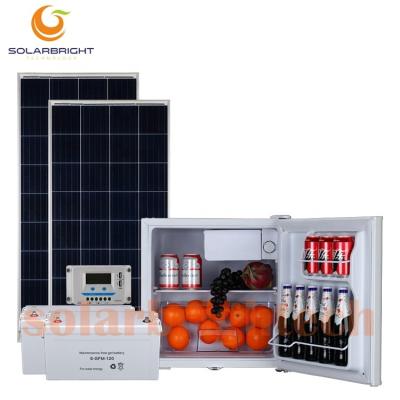 China 46L COMPRESSOR Panels Power DC Compressor 12V 24V Solar Battery Operated Fridge Namibia for sale