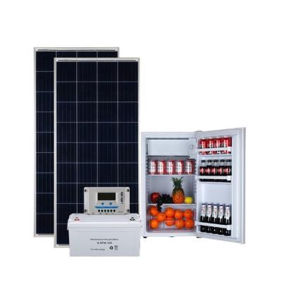 China COMPRESSOR 90L 12V 24V DC Compressor Solar Fridge 12 Volt Battery Operated Fridge for sale