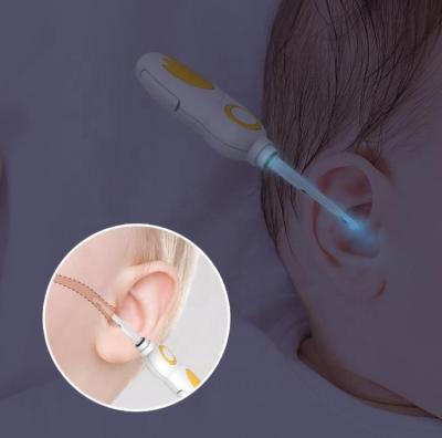 China With LED Flashlight Doopser Silicone Baby Ear Cleaning Ear Care Kit Ear Pick Cleaning Tool Kit USB Led Flashlight Earpick for sale