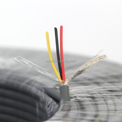 China Construction manufacturer medium voltage shielded electric power rvvp flexible cable for sale