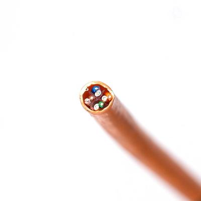 China A.W.G. PVC Jacket Bare Solid Cable Cat6 Copper 8 Cores Unshielded Twisted Pair Lan Cable Network 23 Utp for sale