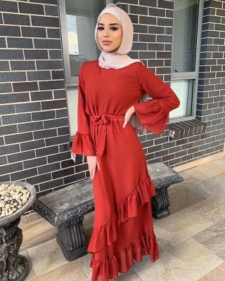 China Muslim women's clothing turkish muslim women's dress kuwii arab girls dubai 8012 polyester abaya turkish muslim women dress for sale