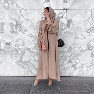 China 3013 Front Open Abaya Dubia Abaya New Arrival Kimono Dubai Abaya Islamic Clothing Soft Cloth Dubai Abaya for sale