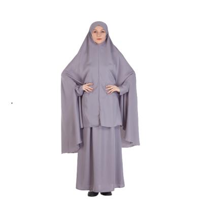 China Jilbab 1010 khimar two piece hij burqa niqab malhafa abaya fabric kuwii dubai nida M~2xl for sale