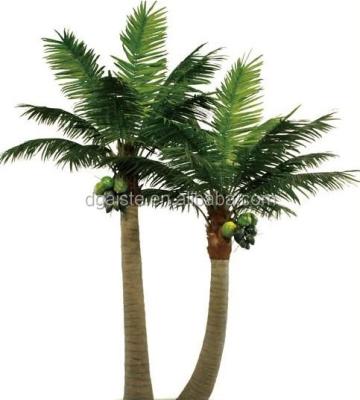 China Eco-friendly Artificial Outdoor Plastic Tall Coconut Palm Tree Mall Tree for sale