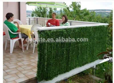 China Light Outdoor Indoor Ornament Decoration Wall Hedge Artificial Grass Mat For Balcony Fence for sale