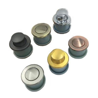 China Chinese Hot Single Press Jump Sute Zinc Alloy ABS Tatami Hidden Knob Nickel Chrome Drawer Knobs Cabinet Knobs Door Handle for sale