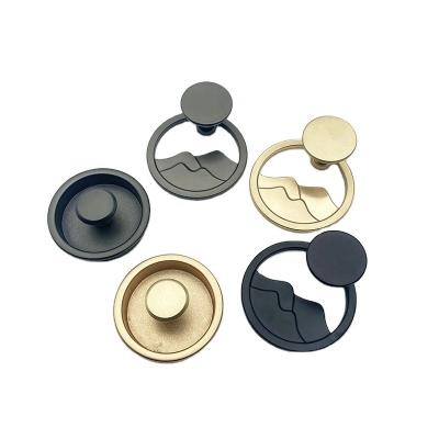 China Chinese popular Chinese zinc pearlash copper design silver bead round solid single-hole door knobs drawer knobs furniture handle for sale