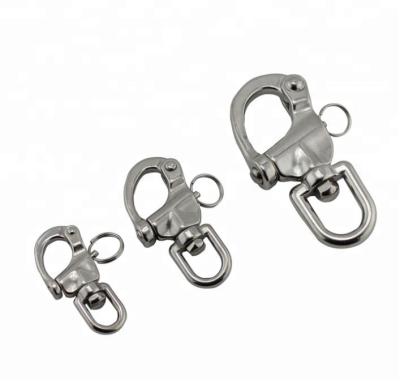 China Stainless Steel Stainless Steel Swivel Snap Shackle With Jaw for sale