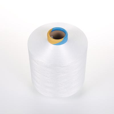 China 100% Polyester Sustainable DTY Thread 200 / 288 SIM Semi Dull Raw White Polyester Textured Yarn for sale