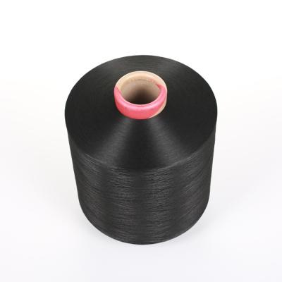 China 150D / 144F SIM Durable A-Heater Black High Stretch & High Yarn 100% Polyester Crimp DTY for sale