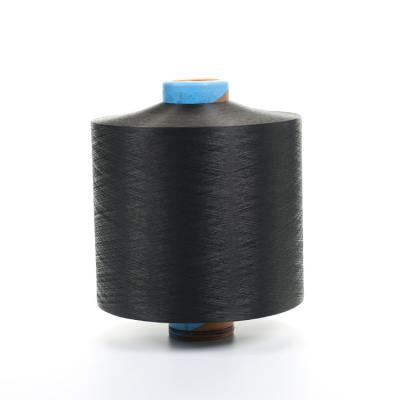 China Viable Dope Dyed Black 100d DTY IL Polyester Filament Yarn for sale