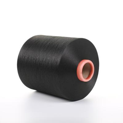 China Durable 100% DTY Polyester 150D/48F Semi Matte Black High Blended for sale