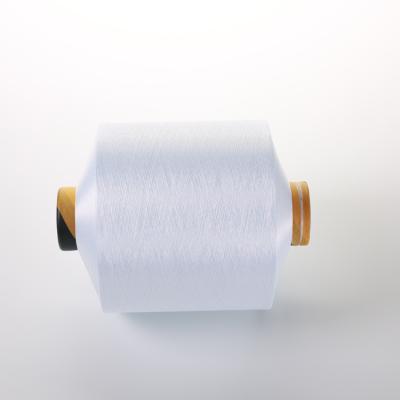 China 150/48 Optical White Bleach 100% Viable Polyester Filament Yarn Dty White for sale