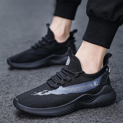 China ODM Anti-slippery Men Fashion Casual Running For Black And White Men Soft Walking Breathable Running Shoes OEM for sale