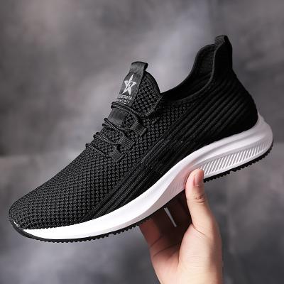 China Fashion Trend Casual And Comfortable Sports Running Sneakers Lace Up Men Mesh Lightweight Insole Sports Running Shoes for sale