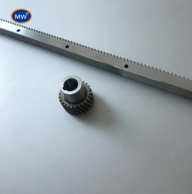 China CNC Machine Galvanized Steel Spur Helical Gear Rack for Engraving Machine for sale