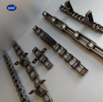 China Temperature Range 0-300 Degrees Fahrenheit Conveyor Chains with 2 Inches Width and 5000 Lbs Load Capacity for sale