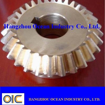 Cina Customizable Straight Bevel Gear with 5~7 Accuracy 3 Pitch Diameter 4 Outside Diameter in vendita