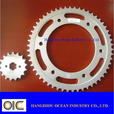 China Durability Double Pitch Sprocket / High Powered Motorcycles in 520-Pitch for sale