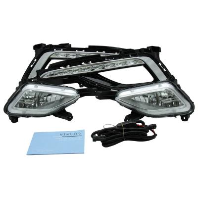 China ABS WINAUTO Front Driving Bumper DRL AND OEM Fog Lamp Assembly Fit For Hyundai Sonata SI 2014 - 2015 for sale