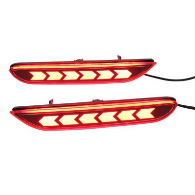 China Auto ABS LED Rear Bumper Light Brake Light Rear Fog Lamp For Nissan 13-18 With 2 Function for sale