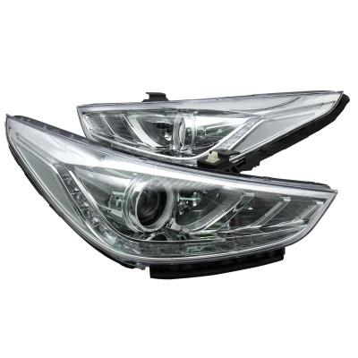 China ABS Car Accessory Led Auto Headlight For Hyundai Accent 2013-2018 With Led Daytime Running Light for sale