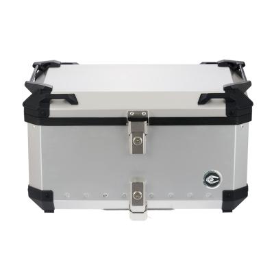 China Universal Motocycle COOCASE 65L Motorcycle Luggage Trunk Storage Top Case Rear Tool Box Waterproof Lock Tail Tool Box for sale