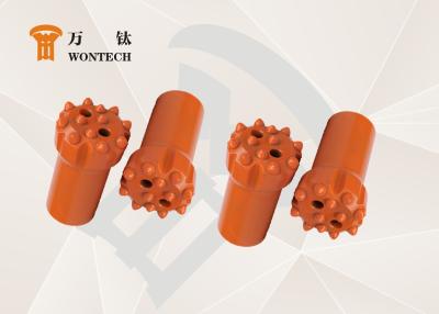 China High Flexibility Thread Button Bit , Drilling Rig Drill Bit Fatigue Resistance for sale