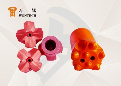 China Piling Work Alloy Steel Taper Button Bit Special Structure ISO9001 Approval for sale