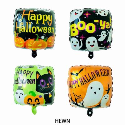 China Gift Toy High Quality 18 Inch Halloween Foil Balloons Adjust Shape Halloween Party Decoration Balloon for sale