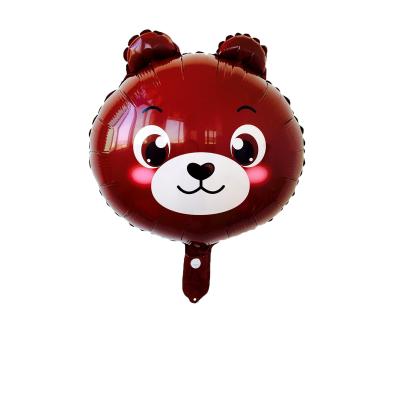 China 1pack=50pcs Styles Cartoon Animal Head Foil Forest Animal Toy Jungle Theme Party 18 Inch BalloonsKids Birthday Party Decoration for sale