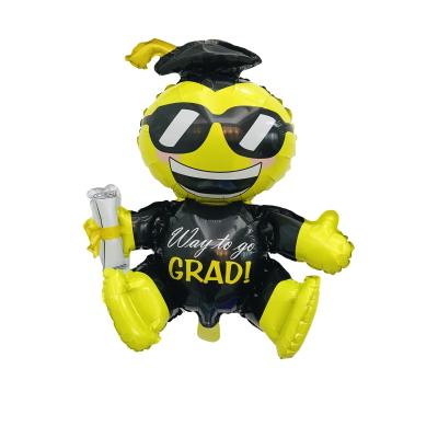 China Cute 2022 School Theme Graduation Doctor Balloons Cartoon Shape Back To School Decorations for sale