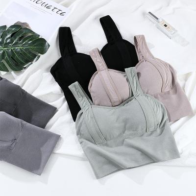 China QUICK DRY popular lightweight anti sports underwear one piece back bra with bra pad lift up sports bra for women for sale