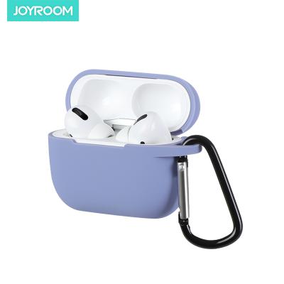 China For JOYROOM Earphone Silicone Cover Device Case Earphone Carrying Case Bag For Apple Pro Air Earphone Pods With Carabiner for sale